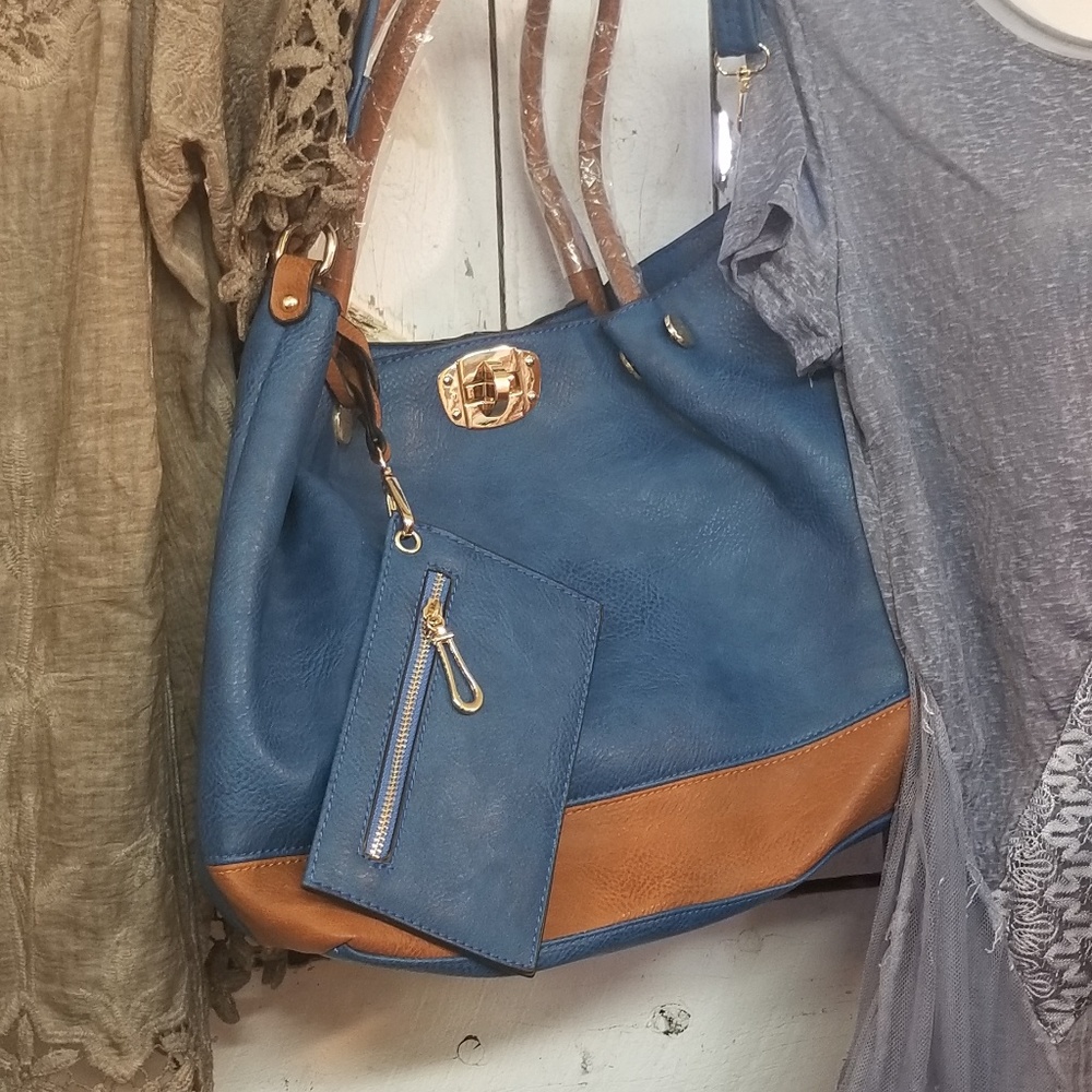 Blue purse